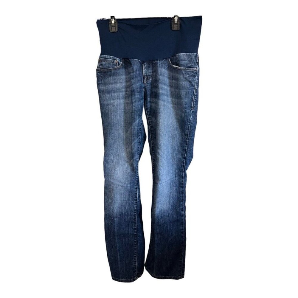 A Pea in the Pod Maternity Denim Jeans~Size Small~Straight Leg